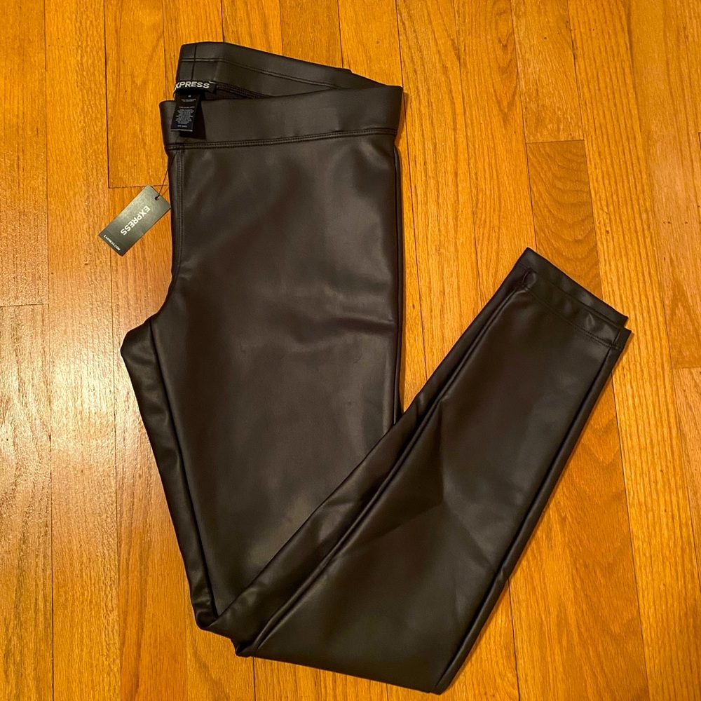 Vegan Leather Leggings